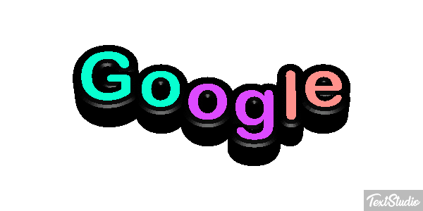 Google Tekst effect