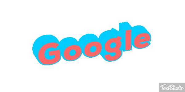 Google Tekst effect
