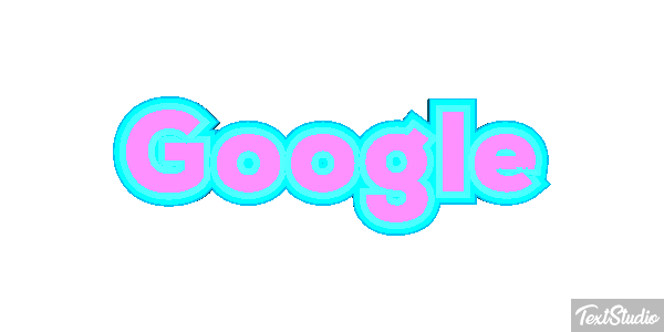 Google Tekst effect