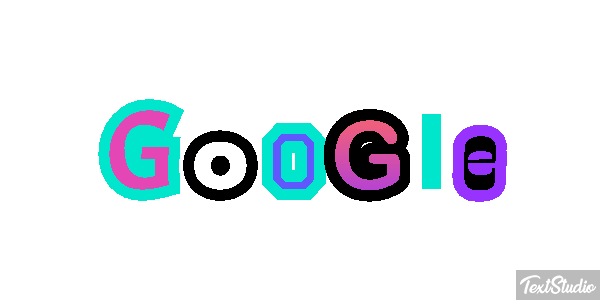 Google Tekst effect