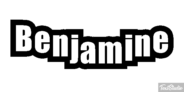 Benjamine Text effect