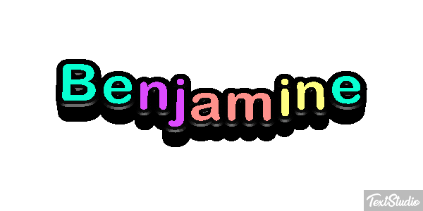 Benjamine Text effect