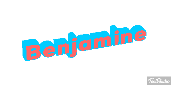 Benjamine Text effect