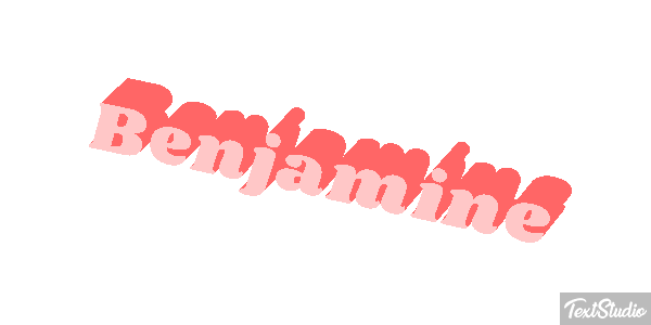 Benjamine Text effect