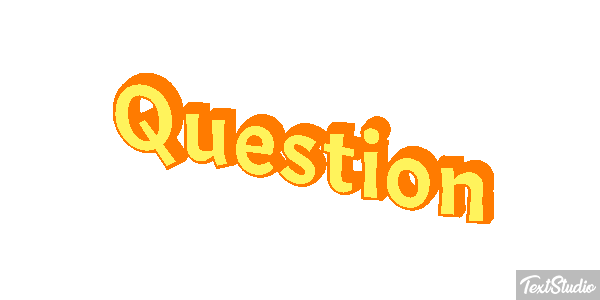 Question Tekst effect