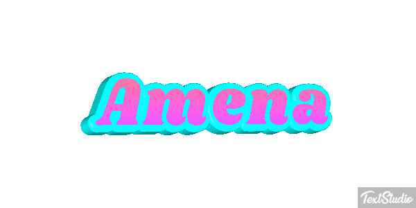 Amena Text effect