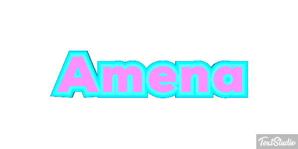 Amena Text effect
