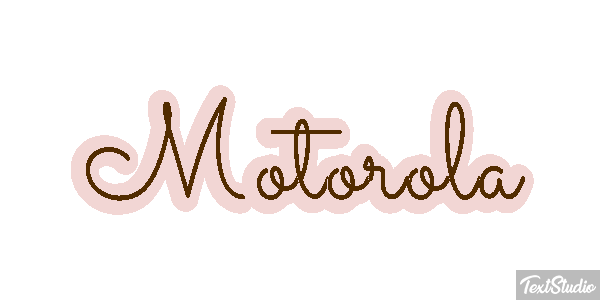 Motorola Tekst effect