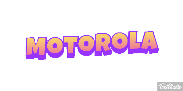 Motorola Tekst effect