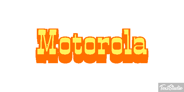 Motorola Tekst effect