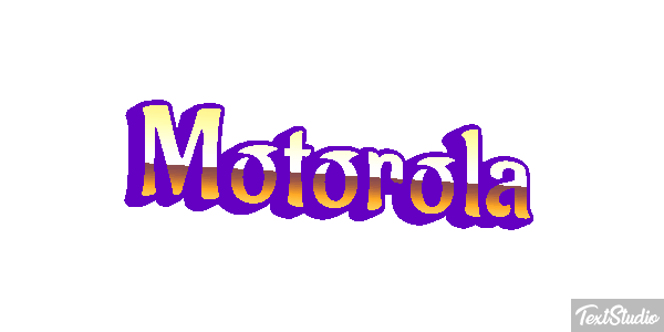 Motorola Tekst effect