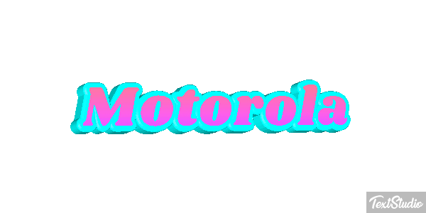 Motorola Tekst effect