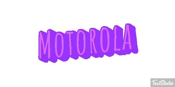 Motorola Tekst effect