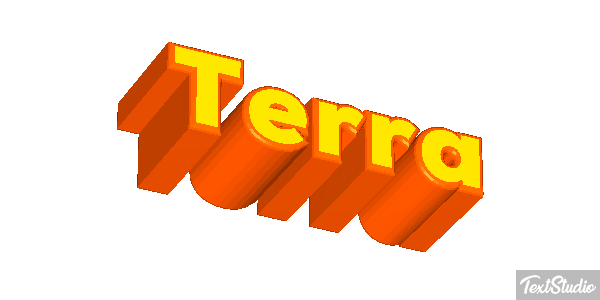 Terra Efecto de texto