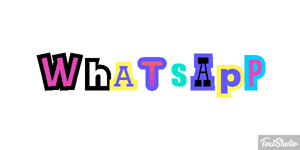 WhatsApp Text effect