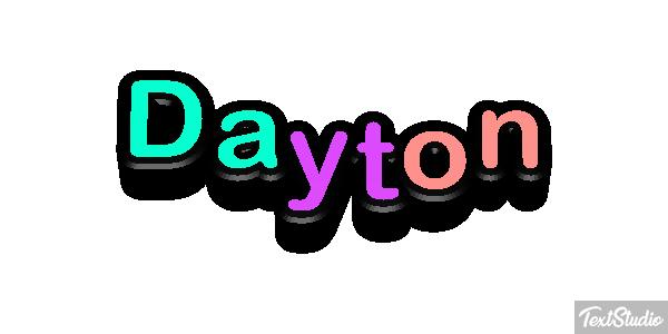 Dayton Effet de texte