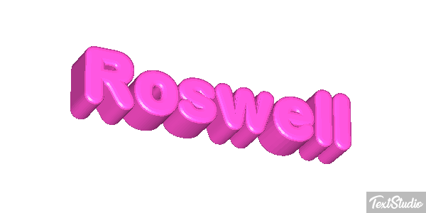 Roswell Effet de texte