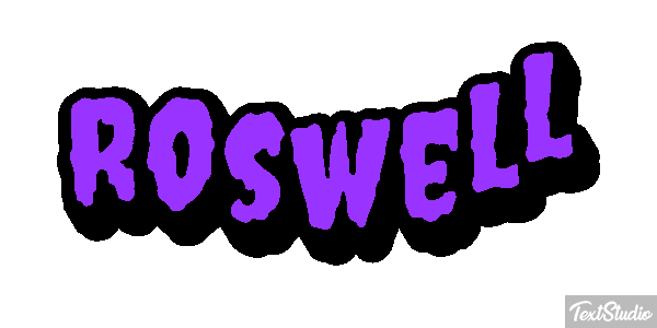 Roswell Effet de texte