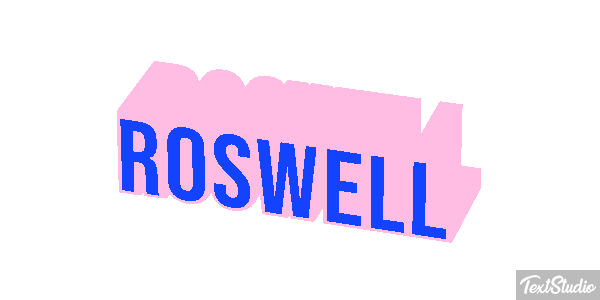 Roswell Effet de texte