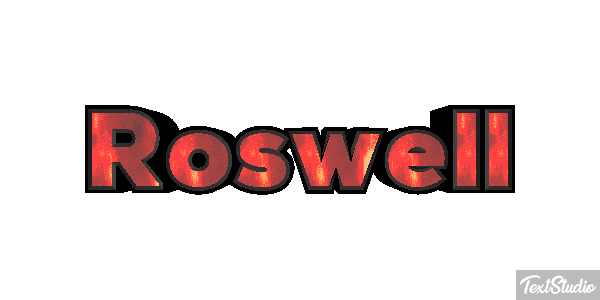 Roswell Effet de texte