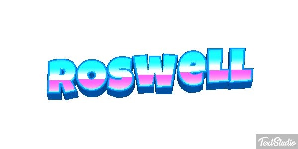 Roswell Effet de texte