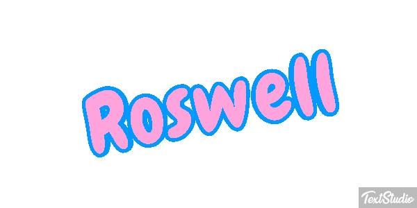 Roswell Effet de texte
