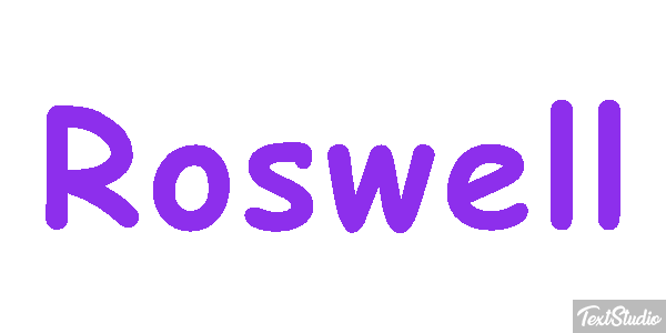 Roswell Effet de texte