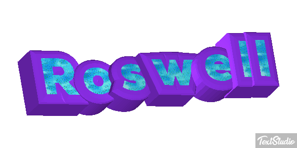 Roswell Effet de texte