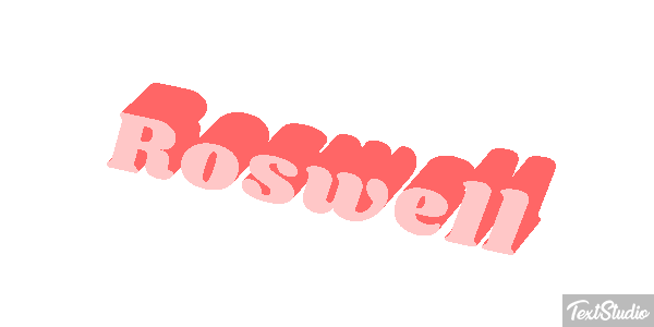 Roswell Effet de texte