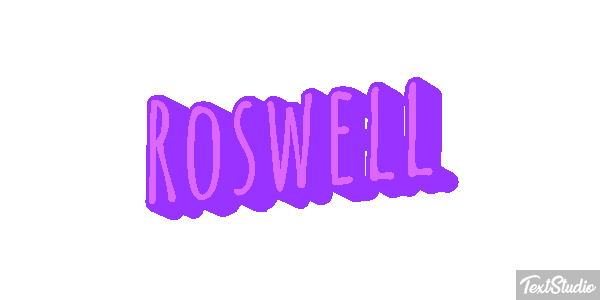 Roswell Effet de texte