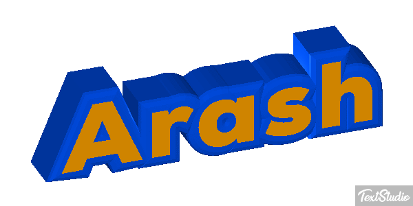 Arash Text effect