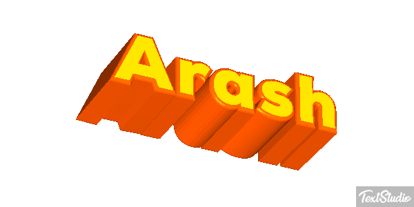 Arash Text effect