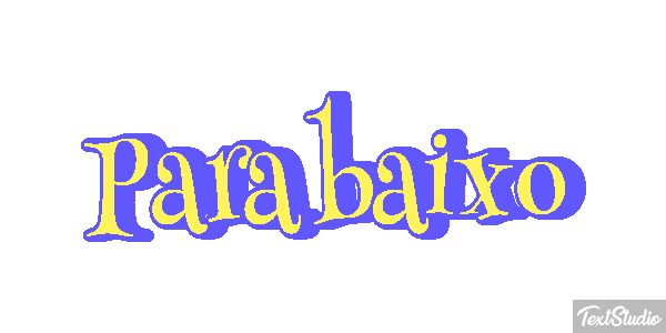 Para baixo Efeito do texto