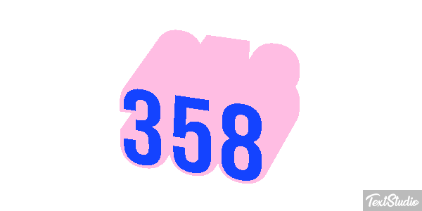 358 Tekst effect
