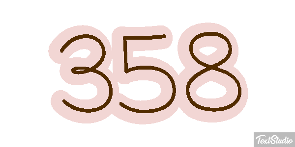 358 Tekst effect