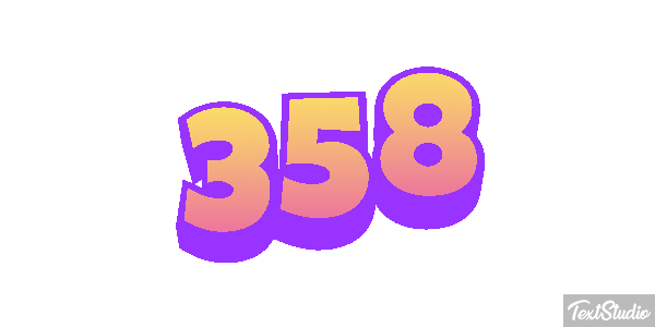 358 Tekst effect