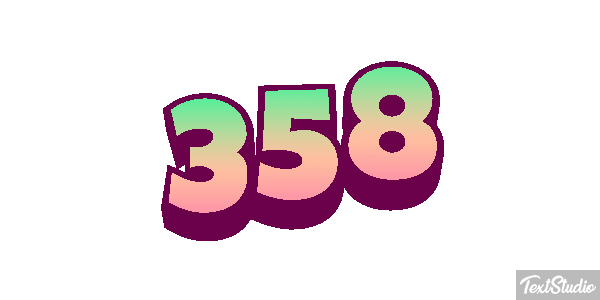 358 Tekst effect