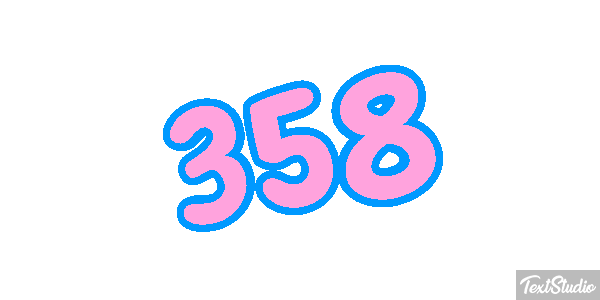 358 Tekst effect