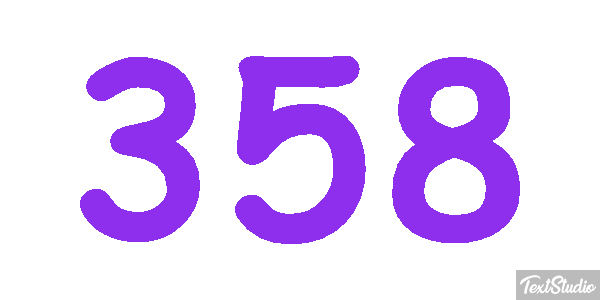 358 Tekst effect