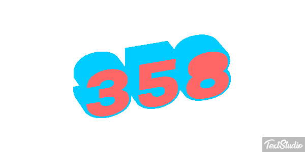 358 Tekst effect