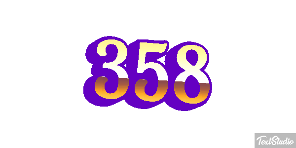 358 Tekst effect