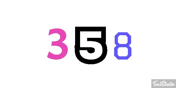 358 Tekst effect