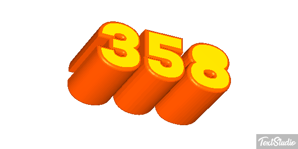 358 Tekst effect