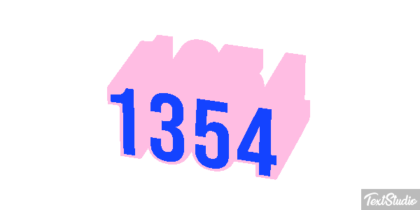 1354 Text effect