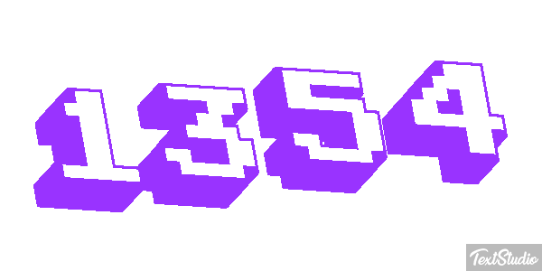 1354 Text effect
