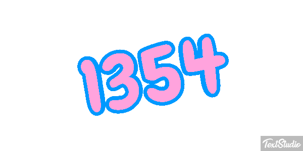 1354 Text effect