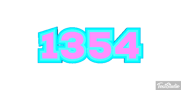 1354 Text effect