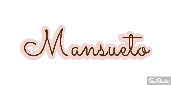 Mansueto Effetto testo