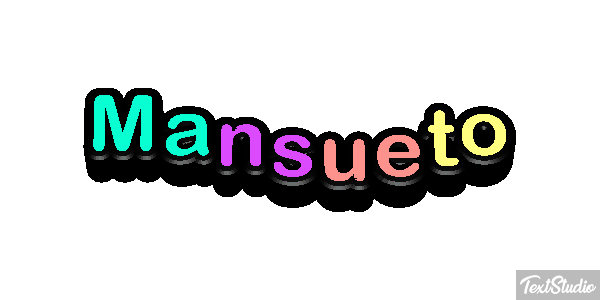 Mansueto Effetto testo