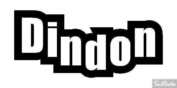 Dindon Text effect